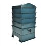 vidaXL Lombricomposteur 4 Plateaux Vermicomposteur Poubelle Bac à Compost