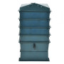 vidaXL Lombricomposteur 4 Plateaux Vermicomposteur Poubelle Bac à Compost