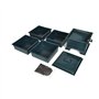 vidaXL Lombricomposteur 4 Plateaux Vermicomposteur Poubelle Bac à Compost