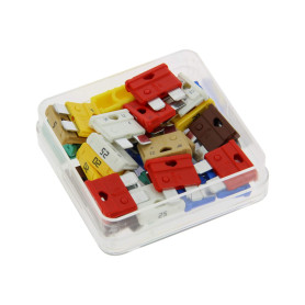 XL Tech 122733 Set de 30 fusibles enfichables assortis 2A 5A 7