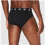 CR7 Cristiano Ronaldo Basic Caleçon pour Hommes Coton 3 Pack, Noir, L