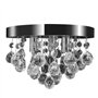 vidaXL Lustre Plafonnier Contemporain Cristal Lampe Lampe Suspendue Eclairage