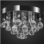 vidaXL Lustre Plafonnier Contemporain Cristal Lampe Lampe Suspendue Eclairage
