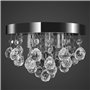 vidaXL Lustre Plafonnier Contemporain Cristal Lampe Lampe Suspendue Eclairage