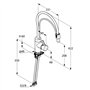 Kludi 428590578 Bingo Star Robinet d'évier de Cuisine, Chrome