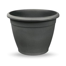 Veca e.25 Naxos Pot de Fleurs Anthracite 18 x 14 cm