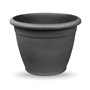 Veca e.25 Naxos Pot de Fleurs Anthracite 18 x 14 cm
