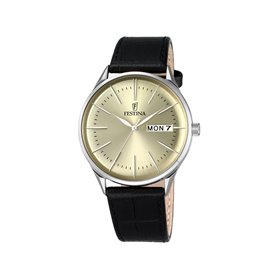 Festina Homme Analogique Quartz Montre avec Bracelet en Cuir F6837-2