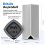 Linksys Système Wi-Fi 5 Mesh Triple Bande Velop Whw0303 Ac2200 (Routeur Wlan, Répéteur Amplificateur de Signal Jusqu&Apos;à 525 