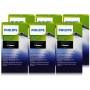 Saeco CA6705/60 Lot de 6 nettoyants de circuit de lait pour machines à café automatiques 12 g