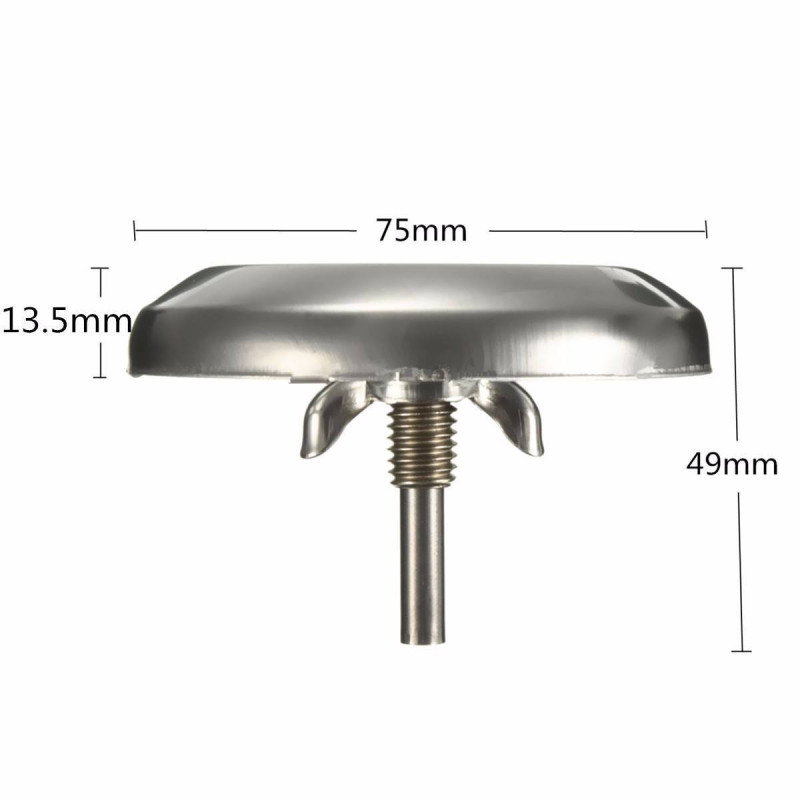 Image secondaire de Itian Thermomètre en Acier Inoxydable pour Barbecue, Thermometer de Barbecue BBQ Grill avec Sonde