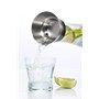 bouteille d'eau en verre et acier inoxydable
