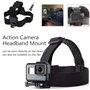TEKCAM Harnais Poitrine Fixation Bandeau Compatible avec GoPro Hero 13/12/11/10/9/8/ AKASO V50X Brave 7/ GOOKAM/Jadfezy/Dragon T
