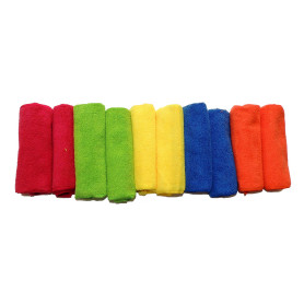 ECO BUDGET Lot de 10 Microfibres EB