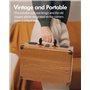 VIFLYKOO Platine Vinyle, Platine Vinyle à Encodeur Numérique Portabl Bluetooth avec Haut-parleurs Stéréo intégrés à Trois Vitess
