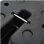 vidaXL 4X Poids pour Belvédère Noir Béton Poids pour Chapiteau Tonnelle Tente