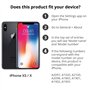 Ideal Of Sweden Coque Rigide Fashion Sparkle Greige Marble Compatible avec iPhone X/XS