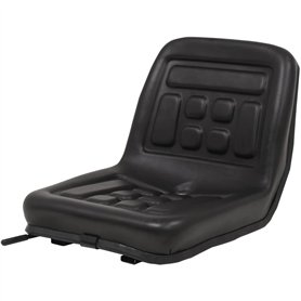 vidaXL Siège de Tracteur Universel Siège de Remplacement Rails Coulissants Avec un Trou de Vidange Réglable Horizontalement sur