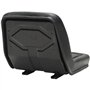 vidaXL Siège de Tracteur Universel Siège de Remplacement Rails Coulissants Avec un Trou de Vidange Réglable Horizontalement sur 
