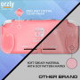 Orzly Coque pour Nintendo Switch Lite – Comfort Grip Case, Coque de Protection pour l'arrière de la Console Switch Lite avec poi