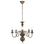 vidaXL Lustre 5 Ampoules Lampe Suspendue Lustre Luminaire Eclairage Intérieur Salon Salle de Séjour Salle à Manger Chambre à Cou