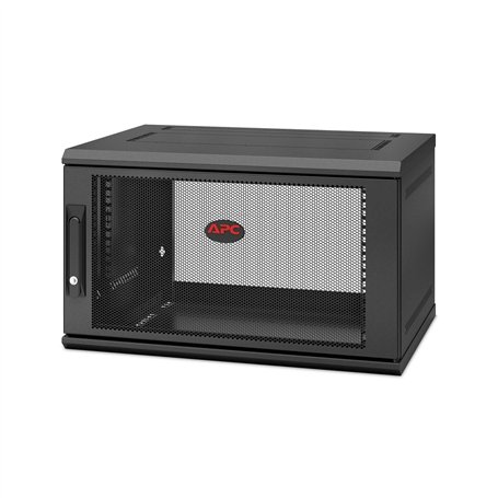 APC NetShelter WX 6U Single Hinged Wall-Mount Enclosure 400mm Deep Rack monté sur Le Mur Noir