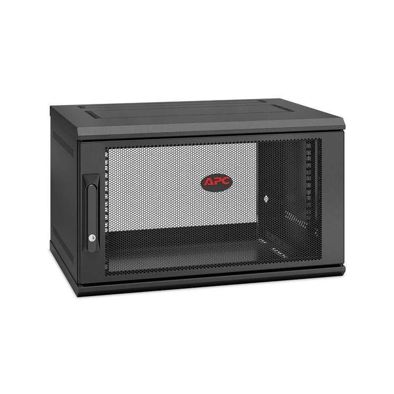Image secondaire de APC NetShelter WX 6U Single Hinged Wall-Mount Enclosure 400mm Deep Rack monté sur Le Mur Noir