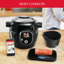 Moulinex Connect Multicuiseur Intelligent Haute Pression Balance et Moule Inclus 6L 200 Recettes 6 Modes de Cuisson Guide Pas à 