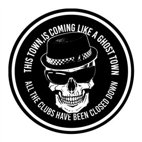 Ghost Town Ska DJ Disque de feutrine vinyle