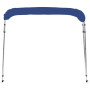 vidaXL 4-Bow Bimini Top Bleu 243 x 196 x 117 cm