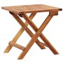 vidaXL Table Pliable de Jardin Table d'Appoint Table à Thé Table Basse Terrasse Patio Extérieur Arrière-Cour 40x40x40 cm Bois d'