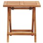 vidaXL Table Pliable de Jardin Table d'Appoint Table à Thé Table Basse Terrasse Patio Extérieur Arrière-Cour 40x40x40 cm Bois d'