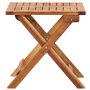 vidaXL Table Pliable de Jardin Table d'Appoint Table à Thé Table Basse Terrasse Patio Extérieur Arrière-Cour 40x40x40 cm Bois d'