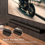 HumanCentric Support Mural Compatible avec la Barre de Son Sonos Arc (Noir), Support de Montage Flottant Compatible avec Le Supp