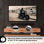 HumanCentric Support Mural Compatible avec la Barre de Son Sonos Arc (Noir), Support de Montage Flottant Compatible avec Le Supp