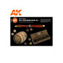 OLD & WEATHERED WOOD VOL1 - SET colori acrilici 3rd Generation 17mL