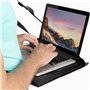 TopOffice Harnais pour ordinateur portable, support pour ordinateur portable, support mains libres pour ordinateur portable (13"