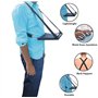 TopOffice Harnais pour ordinateur portable, support pour ordinateur portable, support mains libres pour ordinateur portable (13"