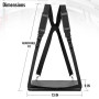 TopOffice Harnais pour ordinateur portable, support pour ordinateur portable, support mains libres pour ordinateur portable (13"