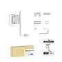 conecto Support Mural pour Haut-Parleur Compatible avec Sonos® One, Sonos® One SL, Sonos® Play:1, Charge maximale : 3 kg, Blanc