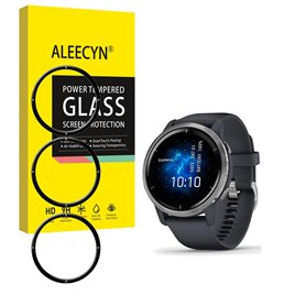 3 Pièces Verre Trempé Compatible Garmin Venu 2