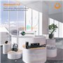 Videoprojecteur Portable Mini Projecteur, YABER V5 Videoprojecteur WiFi Bluetooth 1080P Full HD, 12000 Lumens Retroprojecteur av