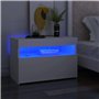 Armoire de Nuit avec Rangement