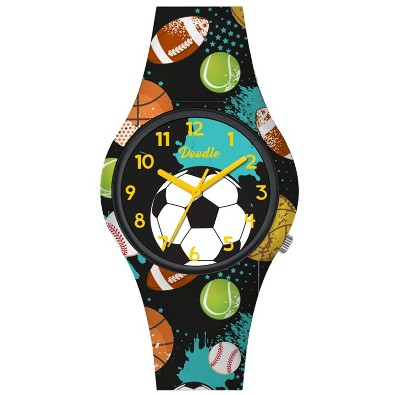 Doodle Watch Montre à quartz pour enfant avec bracelet en silicone DO32013