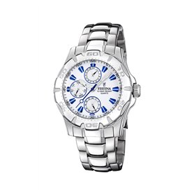 Festina Homme Analogique Quartz Montre avec Bracelet en Acier Inoxydable F16242/K