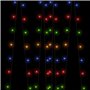 vidaXL 2x Lampes Solaires Décoration de Noël Guirlandes Lumineuses Solaires Décoration de Vacances Jardin 2x200 LED Colorées Int