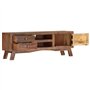 vidaXL Bois de Manguier Brut Meuble TV Armoire Basse Centre de Divertissement Meuble de Salon Salle de Séjour Maison Intérieur 1