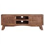 vidaXL Bois de Manguier Brut Meuble TV Armoire Basse Centre de Divertissement Meuble de Salon Salle de Séjour Maison Intérieur 1