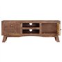 vidaXL Bois de Manguier Brut Meuble TV Armoire Basse Centre de Divertissement Meuble de Salon Salle de Séjour Maison Intérieur 1