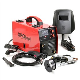 Wiltec Poste à souder MIG à Onduleur IGBT Soudage MIG/MMA avec Fil fourré et Électrodes